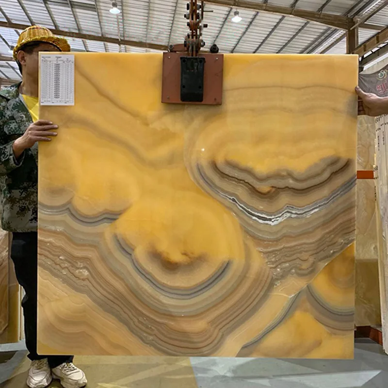 AST OEM/ODM onix Onice yellow grain slab tiger onyx luxury onyx slabs and tiles natural polished yellow onyx stone