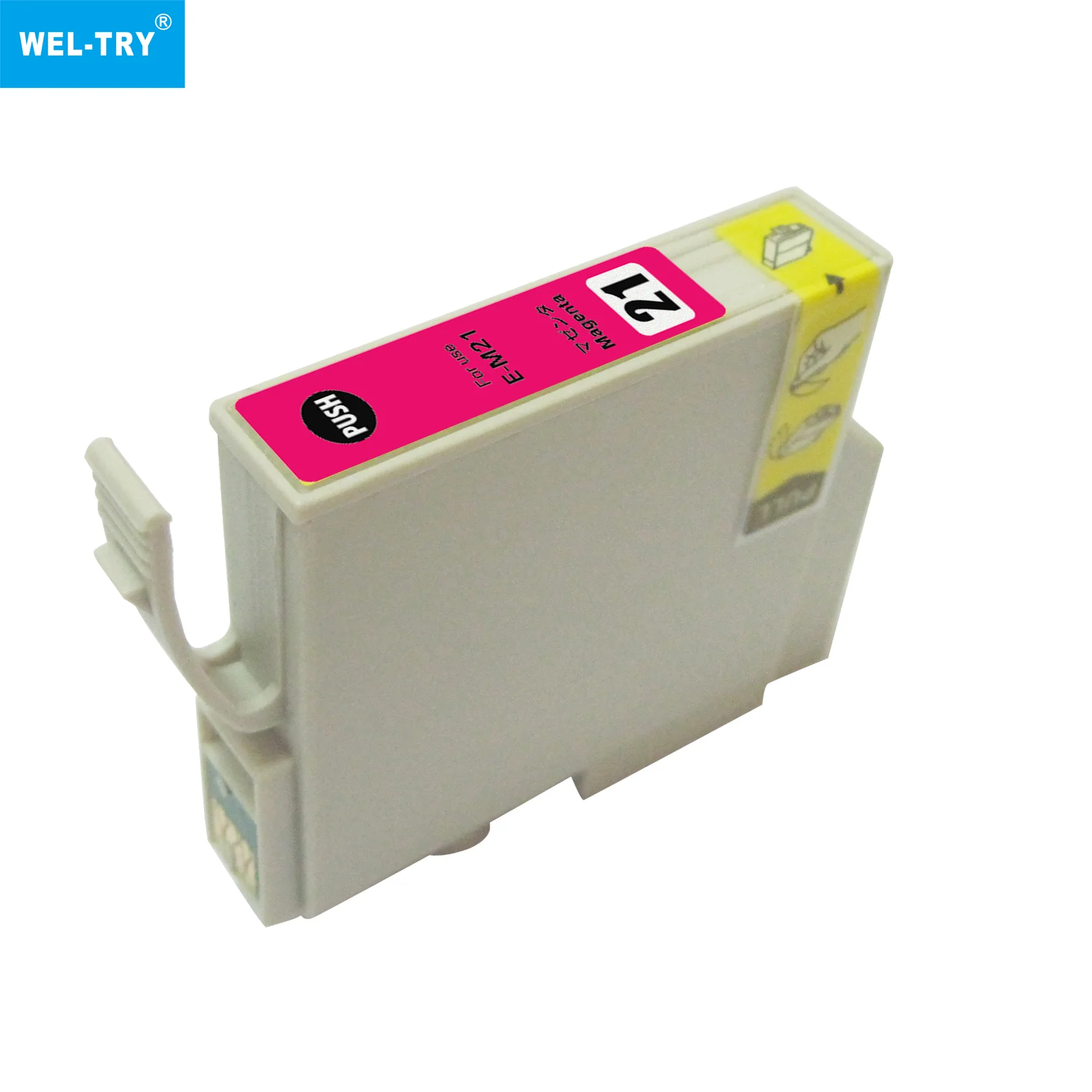 WEL-TRY ICBK21 ICC21 ICM21 ICY21 ICLC21 ICLM21 Premium Color Compatible Inkjet Ink Cartridge for Epson PM-930C/940C/950C/970C