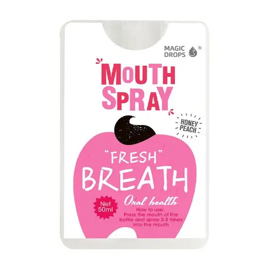 Oral Care Portable Mint Perfume Mouth Breath Spray For Bad Breath