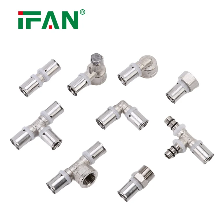 IFAN Free Sample Pex Press Fittings Forged Plumbing Fittings Pex ISO15875 16 32mm Pex Pipe Fittings