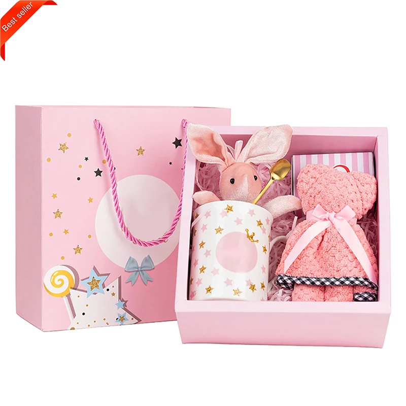 Customization Party Gift Glas Ceramic Bottle Cup Giveaway Wedding Returns Mug Bottle Spoon Towel Sugar Bowl Pot Basin Bunny Doll