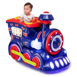 LYER2322 Dark blue spaceship ride on kiddie rides, Plastic ride on toy, popular ride other coin operated on stock