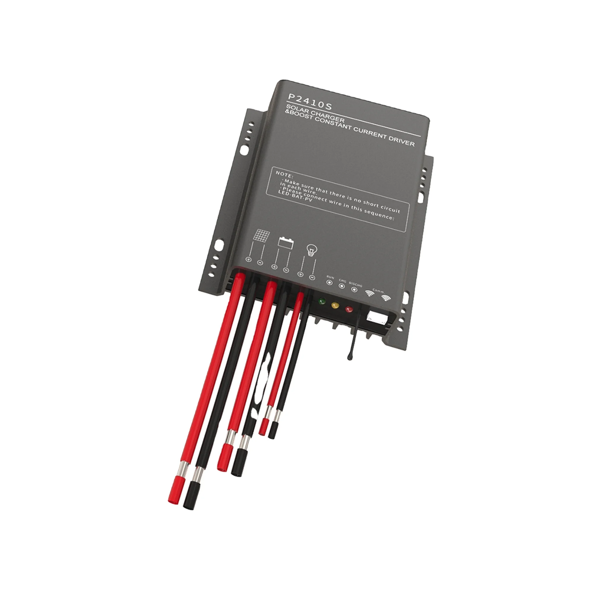 Excellent Waterproof IP68 PWM P2410 12V 24V 15A Solar Charge Controller P2410 for 30W 40W LED Solar Street Light