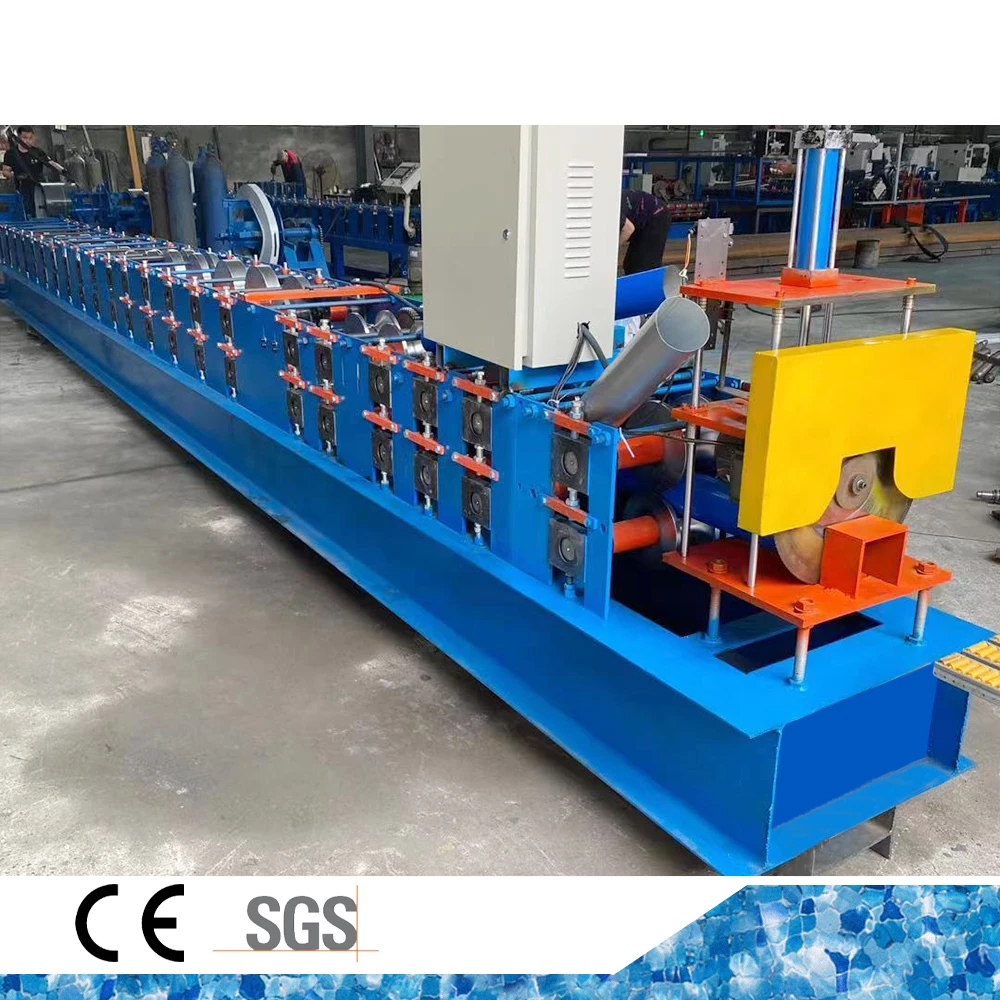 New design Round and Square Downpipe Rain Gutter Downspout Roll Forming Machine