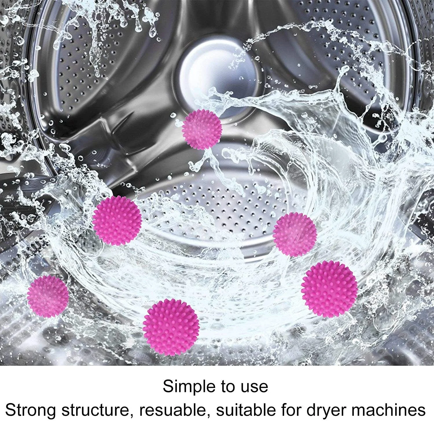 reusable eco magic detergent laundry washing ball dryer balls for wash clothes soften