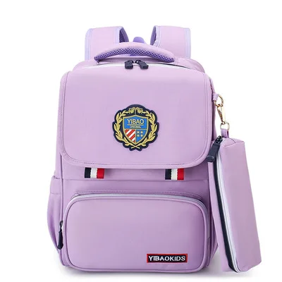 2021 Preppy Style Schoolbag Primary School Students Boys and Girls Grade 1-4 Load Reduction Breathable Backpack