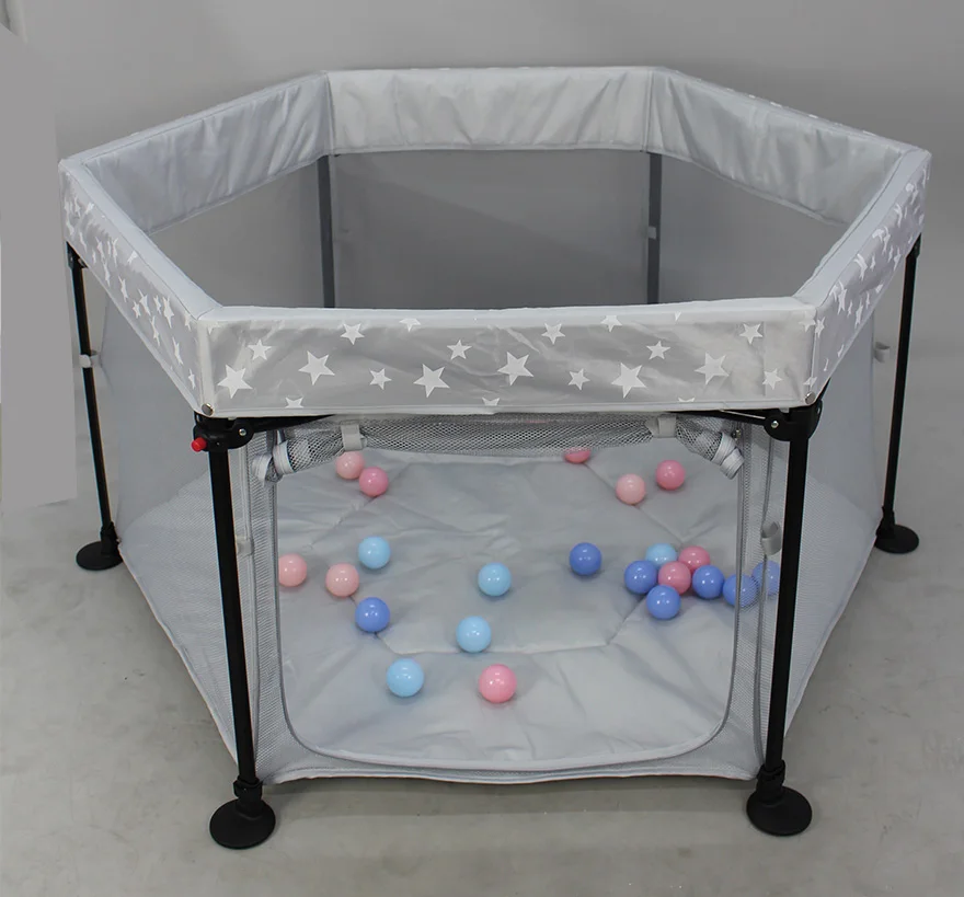 Large size Polyester rectangle baby play yard for baby playing
