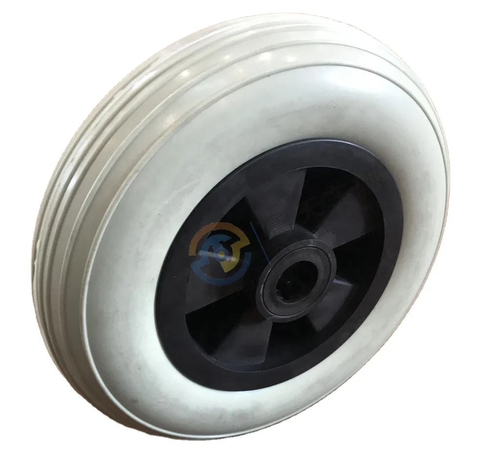 8 inch pu foam wheel 200x50mm pu foam tyre 8'x2' flat free wheel