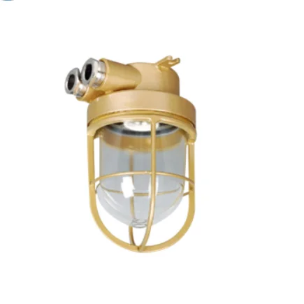 IP56 E27 220v 60w marine incandescent navigation brass pendant light with guard CCD15-2