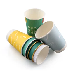 Popular Logo Coffee Cup, Coffee To Go Cup, Paper Cardboard Cup Designs
