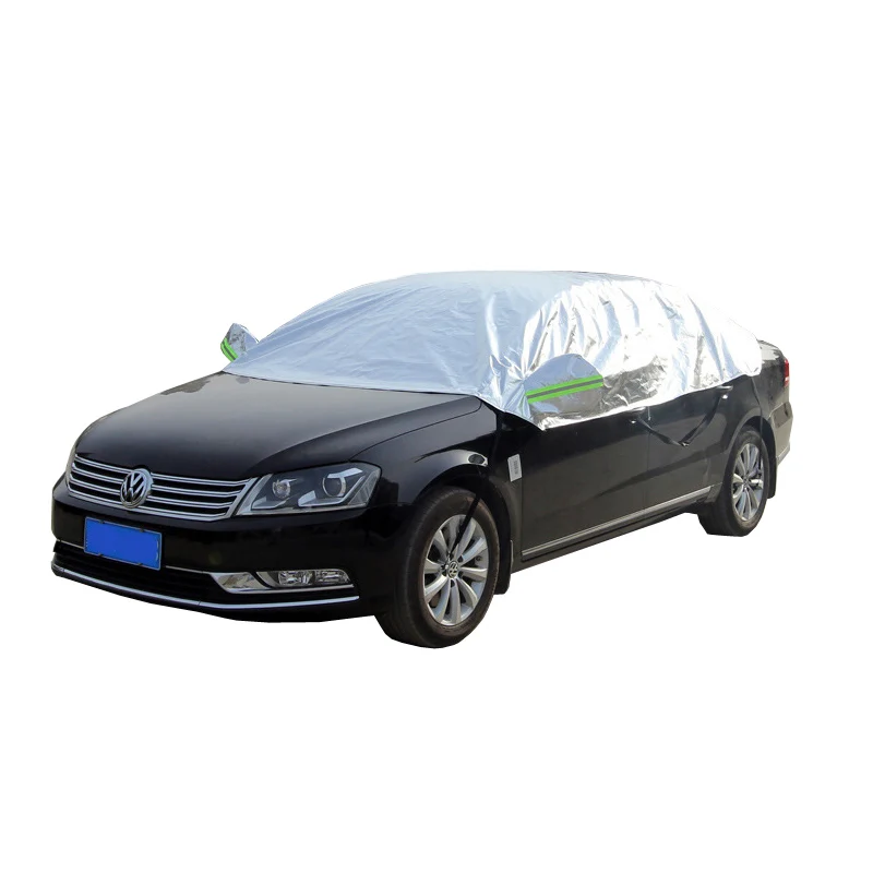 Large Saloon Car Top Cover Roof windscreen Windows Sunblock Half Car Cover
