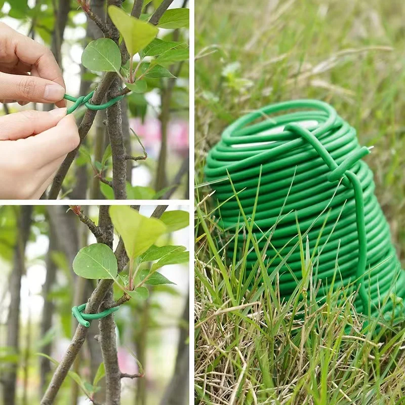 Сверхмощный винил растягивающаяся проволока гибкая резиновая вязка 20 м 5 мм
