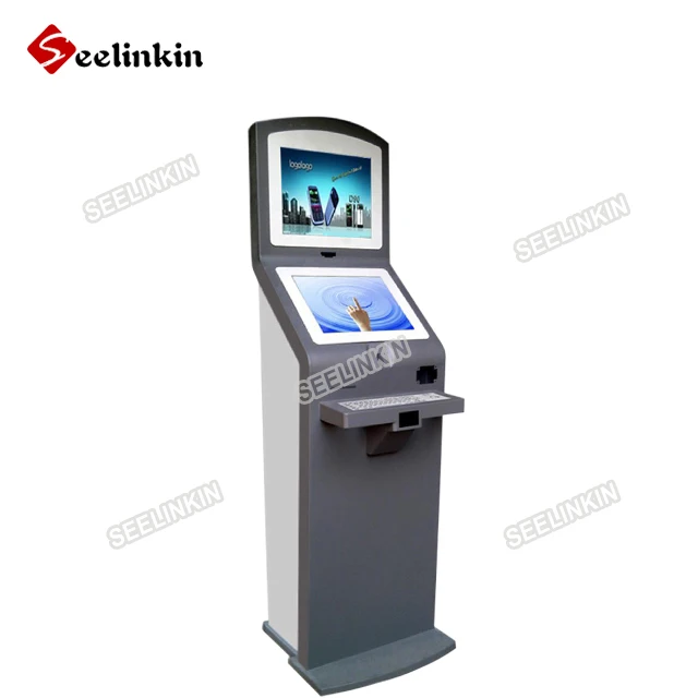 Self service car ticket dispenser automated eparking kiosk vending park lot entrance Parking payment machine