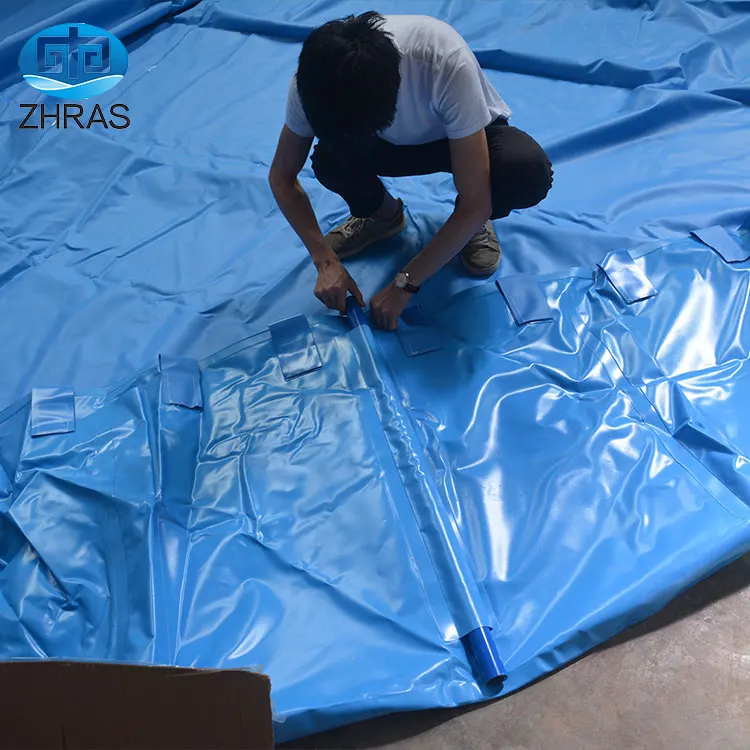 Round Pvc Collapsible Commercial Fishing Tanks,Foldable Fish Ponds Pvc Fish Farming Tanks Ras Fish Pvc Tanks