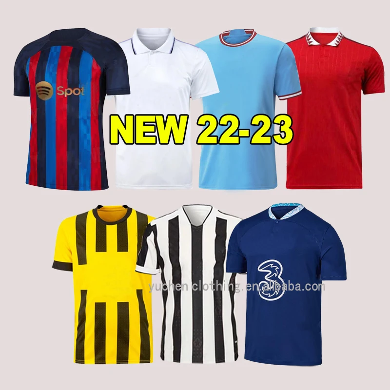 New 22 23 Original Sublimation Soccer-Uniform-Designs Soccer Jersey Thailand Quality Football Shirt