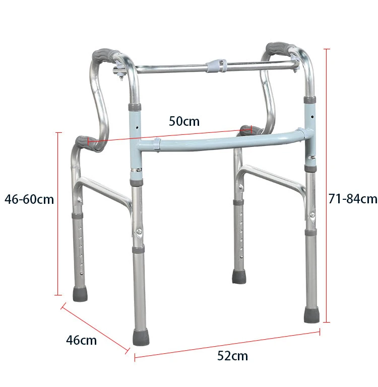 Adjustable Four Legs Medical Walking Stick Crutch folding walker cheap walking aid forearm adult walker