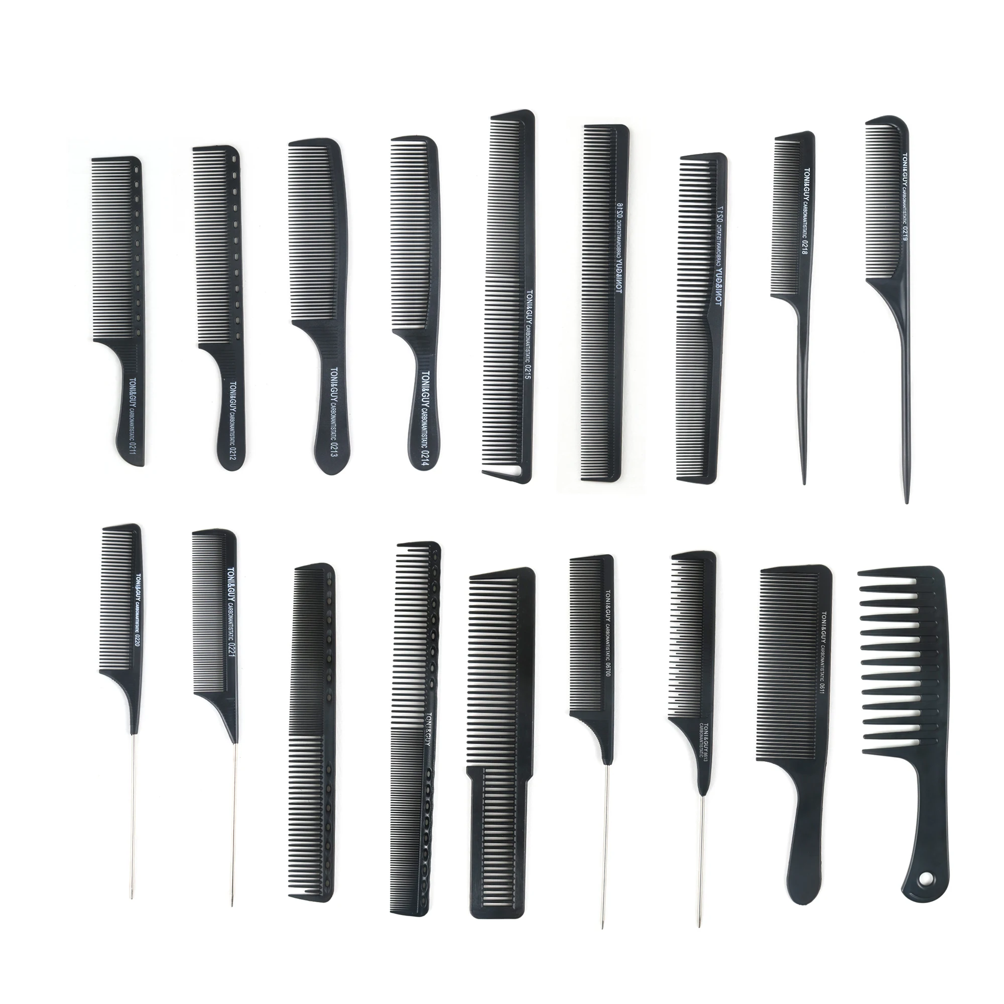wholesale Salon hairdresser barber professional hair cutting comb hair combs brush bareber supply cutting comb