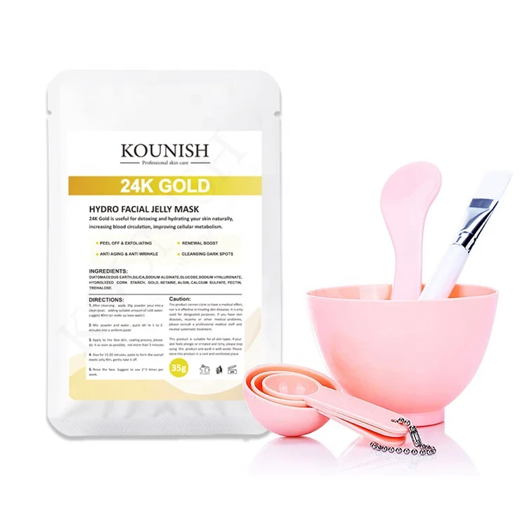 Wholesale Whiten Beauty Organic Peel Off Clean Skin Care Anti-aging Jelly Facial Mask Powder Skincare Face Mask