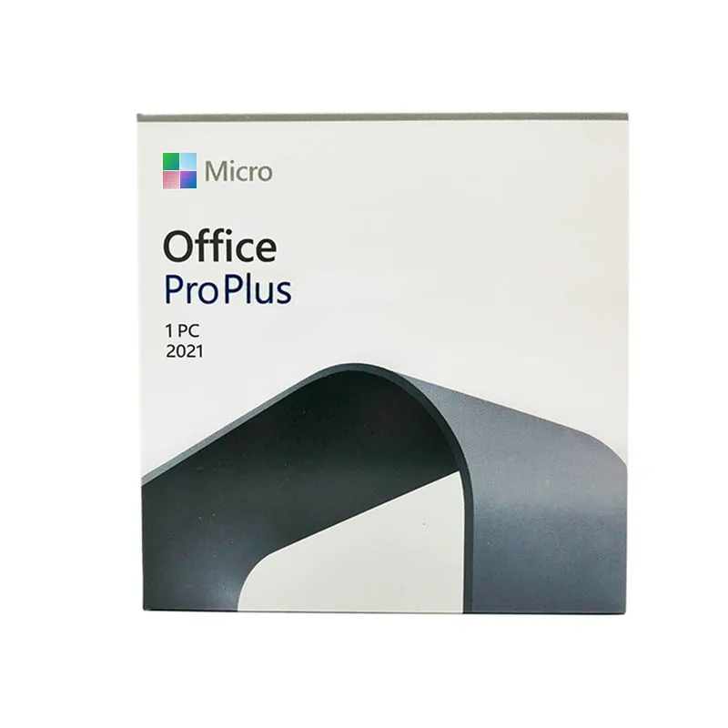 MS Office 2021 PP Retail DVD for office 2021 Pro plus online activation
