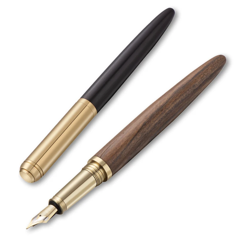 JD High quality gift Executive luxury custom logo wood roller pen fountain pen
