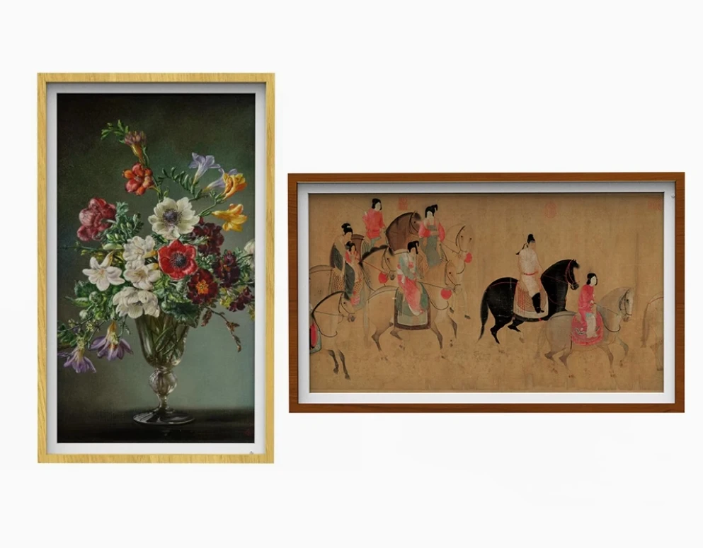 Wholesale Wall Mount 21.5 32 43 55 Inch Large Screen Full Hd Digital Frame Nft Display For Intelligent Art Museum