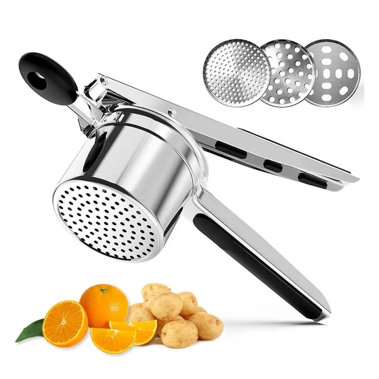 Heavy Duty Potato Ricer 15oz Capacity Stainless Steel Potato Masher Ricer for Mashed Potatoes
