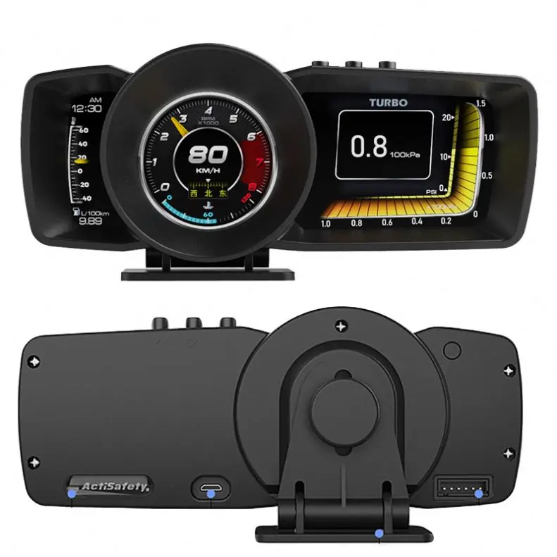 3.5 Inch Dual System OBD GPS Car Smart Car Head Up Display HUD Universal Speedometer Digital Odometer Obd Gauge