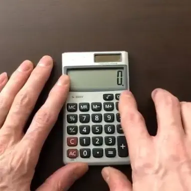 Quality Solar Dual Power Tilt 8-Digit Standard Function Basic Calculator with Big Numbers