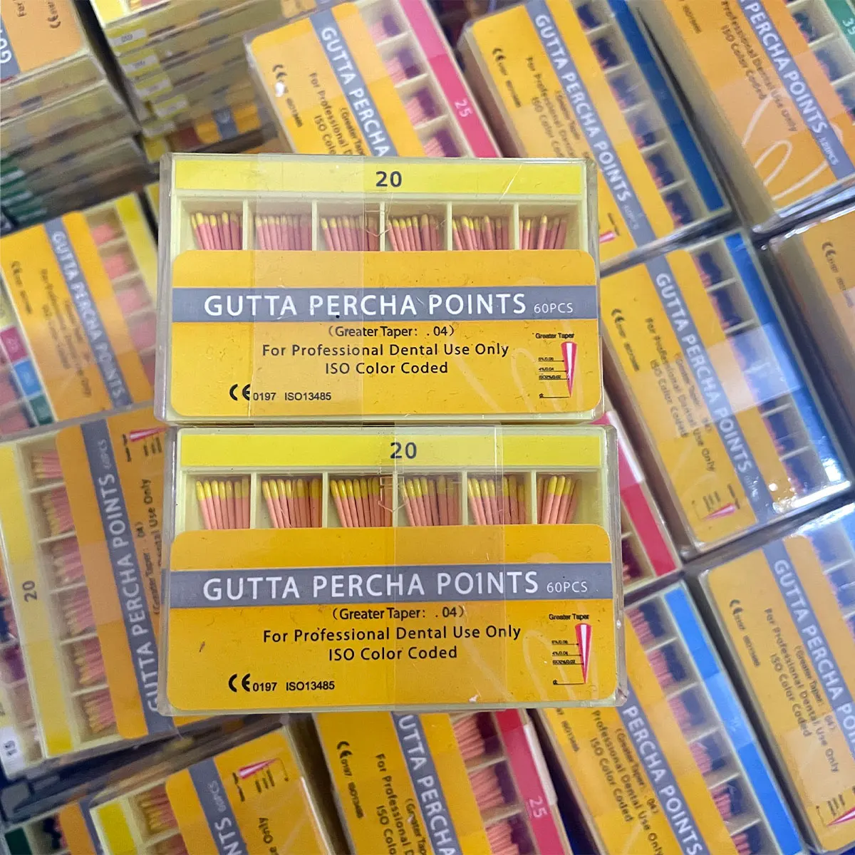 Denxy Dental Supplier Gutta Percha Points Odontologa Points Teeth filling gutta percha poiunts For Dental Consumables Product