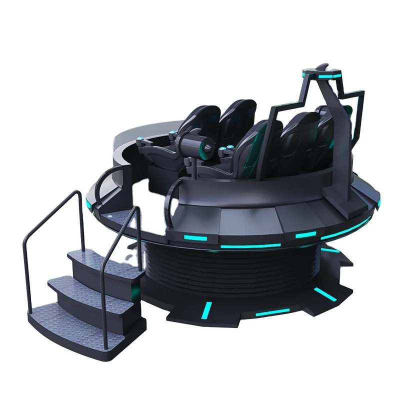 2024 новейший 3D VR Magic UFO летающая тарелка 5 мест оборудование семейство 360 градусов аттракцион 9d симулятор полета в виртуальной реальности