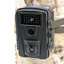 Скрытая охотничья камера с углом обзора 90 градусов для домашних животных, диких животных, 12MP 1080P