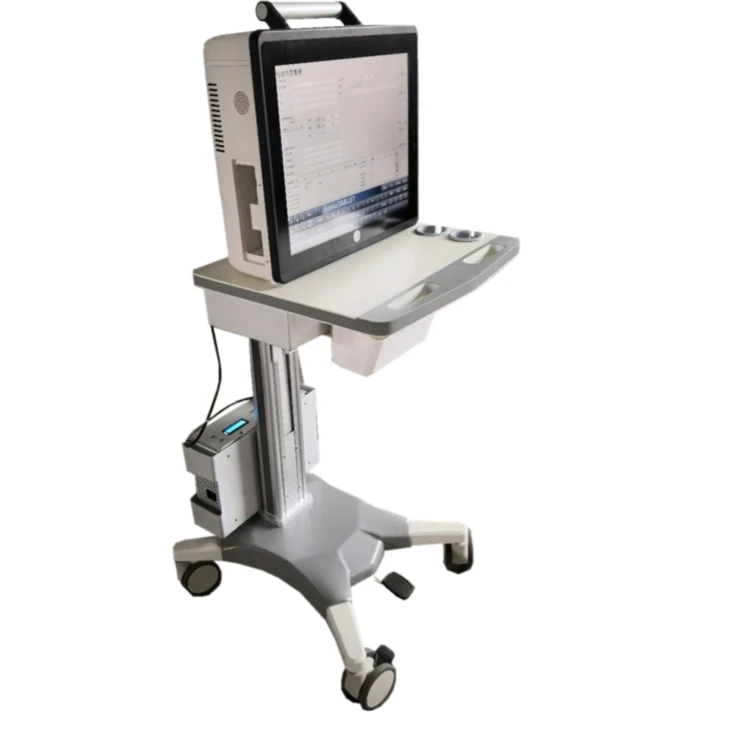 2021 new hot selling products hospital mobile panel aluminum medical trolley ultrasonic trolley flat