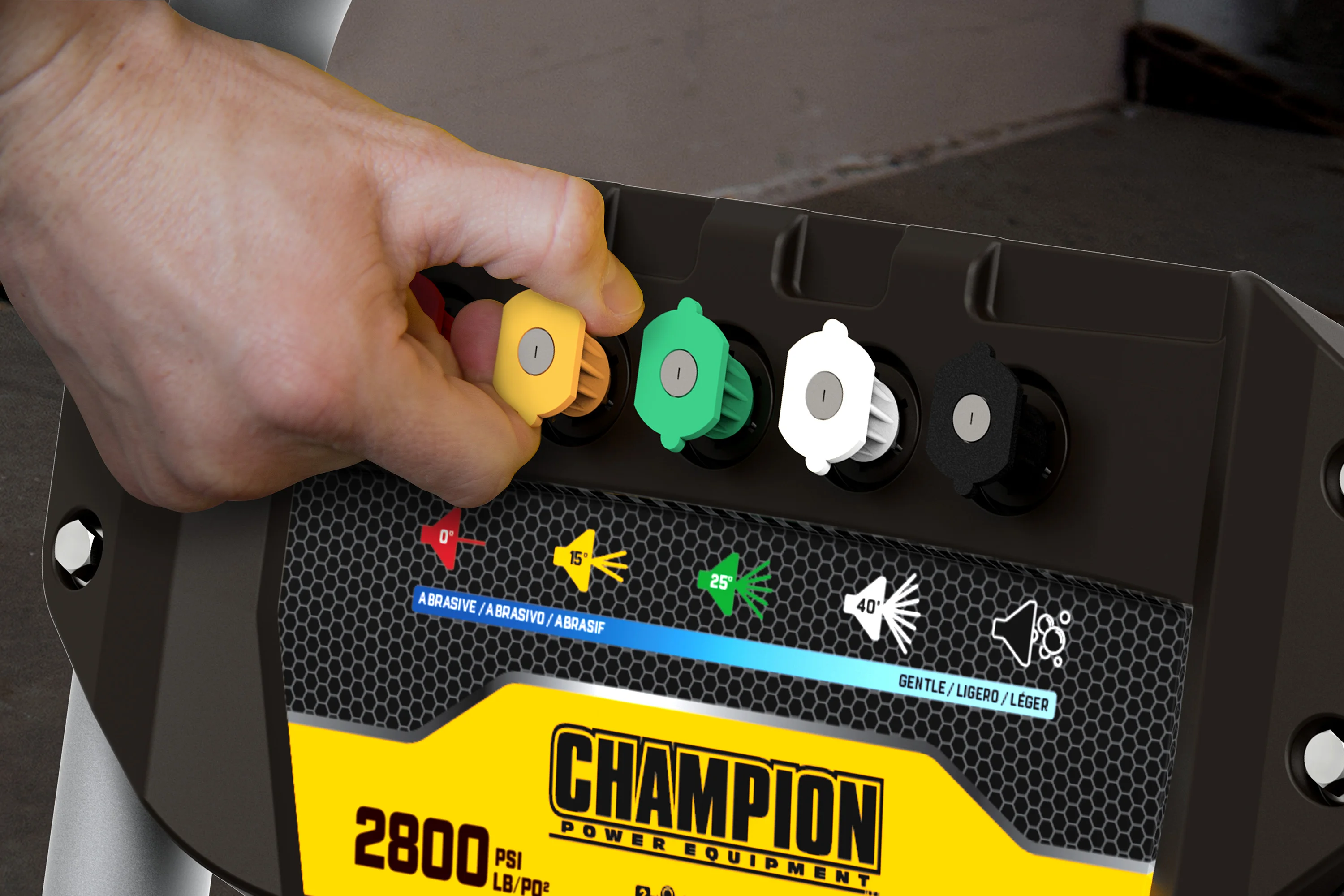 Champion gasoline 2800-PSI high quality cheap industrial power portable high pressure car washer