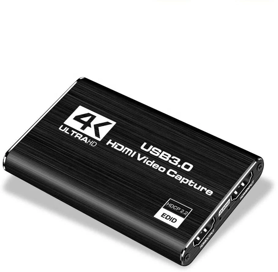 USB3.0 4K HDTV Video Capture Game Video Capture Card For OBS Live Streaming 1080 Video Resolution
