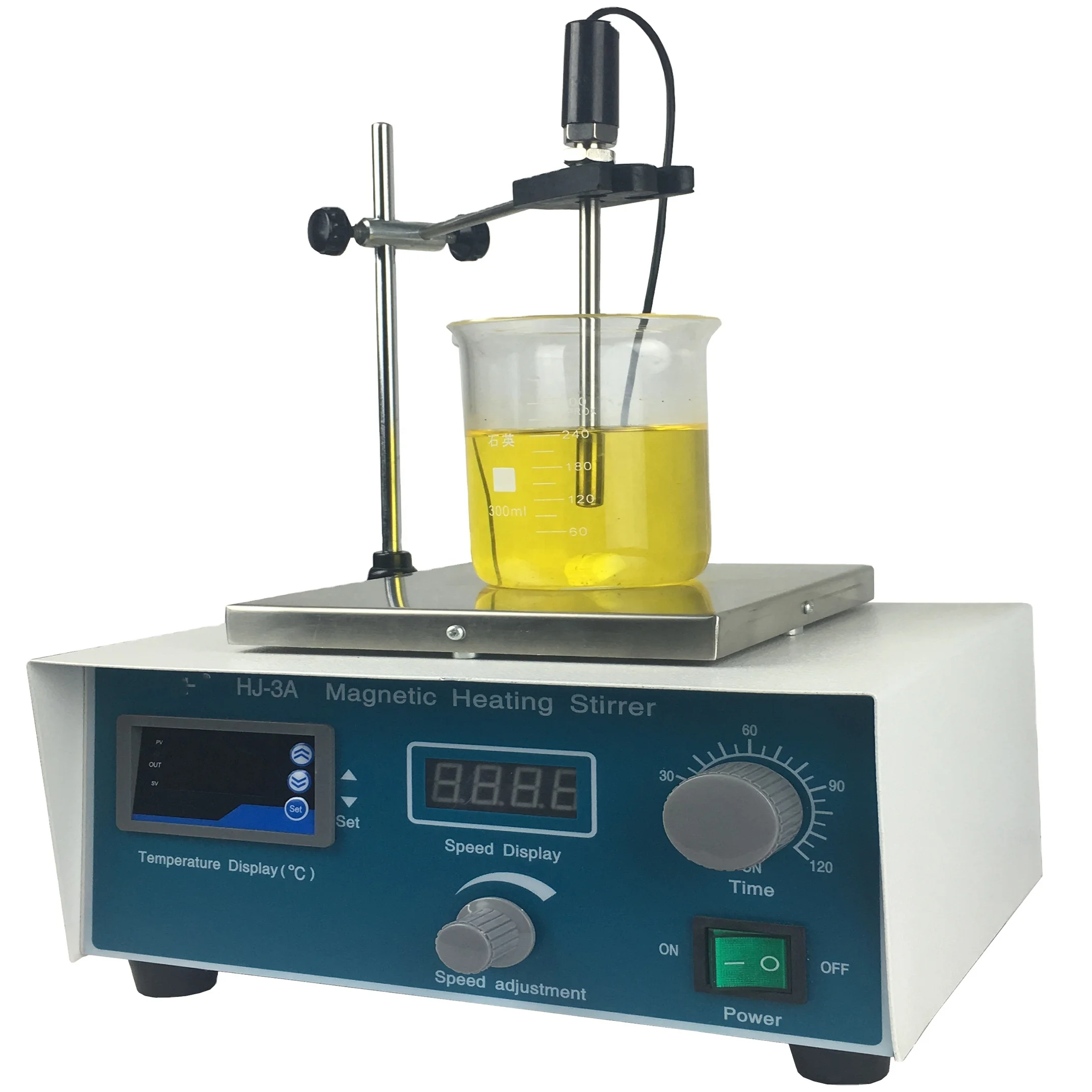 Лабораторная магнитная мешалка с таймером, термостатическая лабораторная жидкость для нагрева и перемешивания, стабильная температура