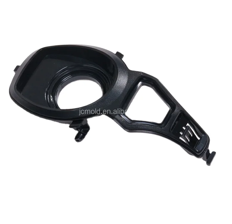 ISO standard black matte surface injection moulding parts with good MT-11006 texture