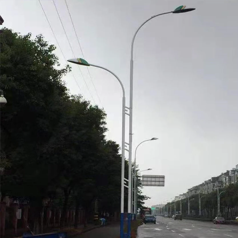 JHSP  hot dip galvanized and powder coated steel street lamp metal pole Best selling