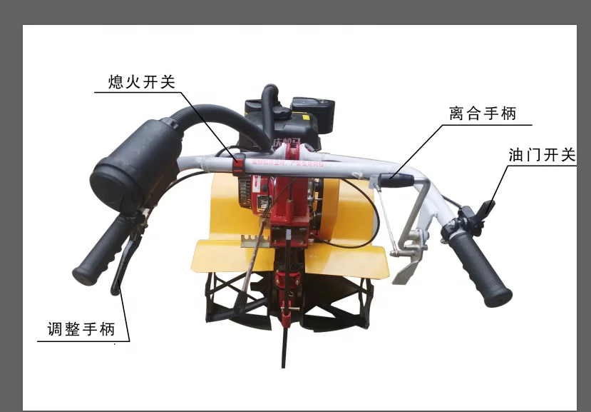 4 wheel drive mini power tiller Model 1WG-4QM new types