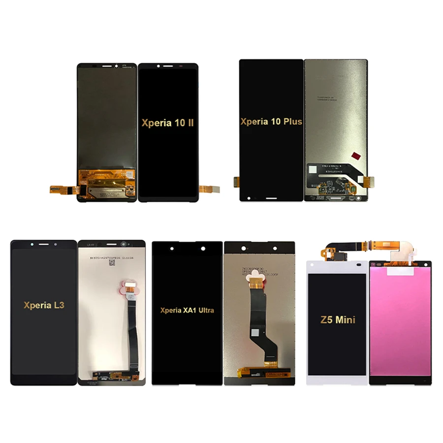 Factory Wholesale Price LCD Digitizer For Sony For Xperia 1 5 10 I II III V IV L3 XA XA1 XZ1 XZ2 XZ3 Z1 Z2 Z5 Mini Touch Screen