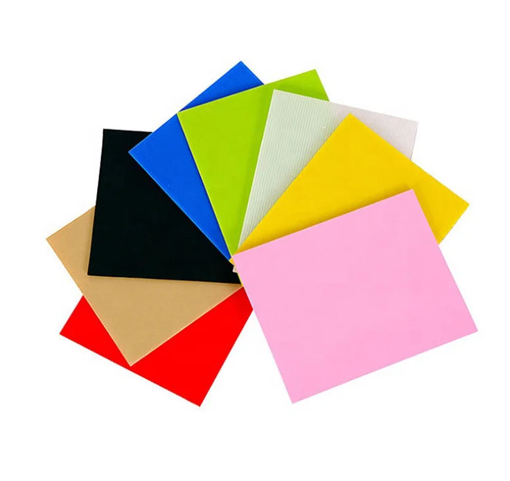 high quality Polypropylene Plastic Core Flute Sheet PP Honeycomb Board with Logo Printing