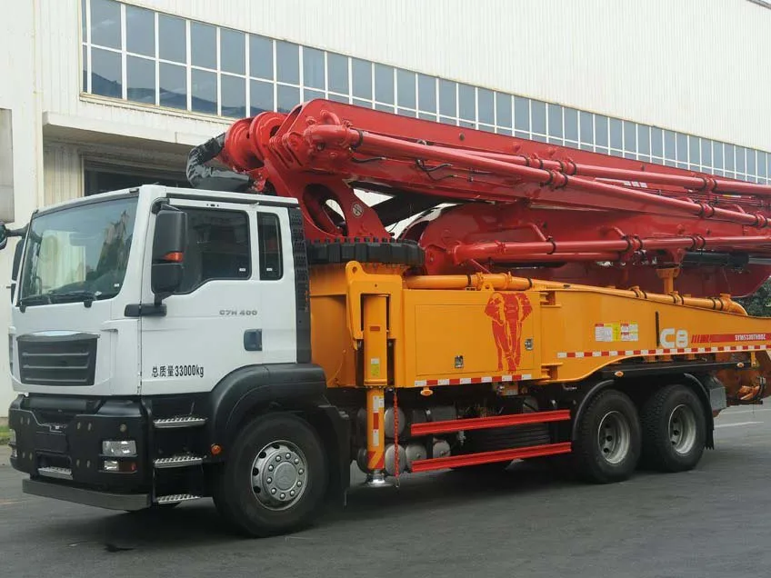 62M Concrete Pump Truck With Sitrak/Volvo/Benz/Man Chassis From Top Chinese Brand