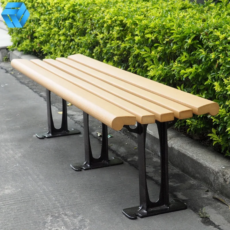 Fire Prevention Insect Ants Moisture-proof Anti Fading Durable Park Chair Public Seat Bench Manufacturers