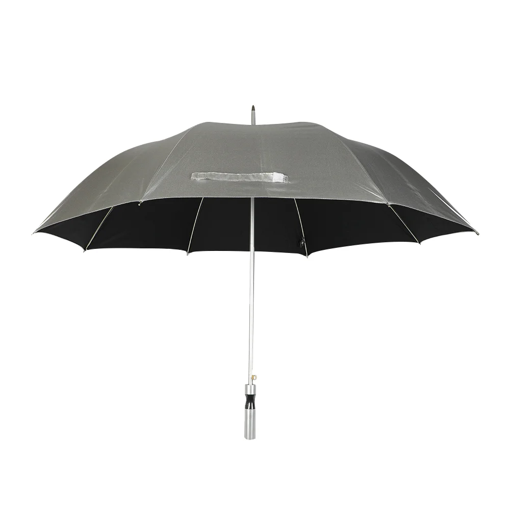 supper light aluminum frame and 190 T polyester  with silver coating big size umbrella for advertising