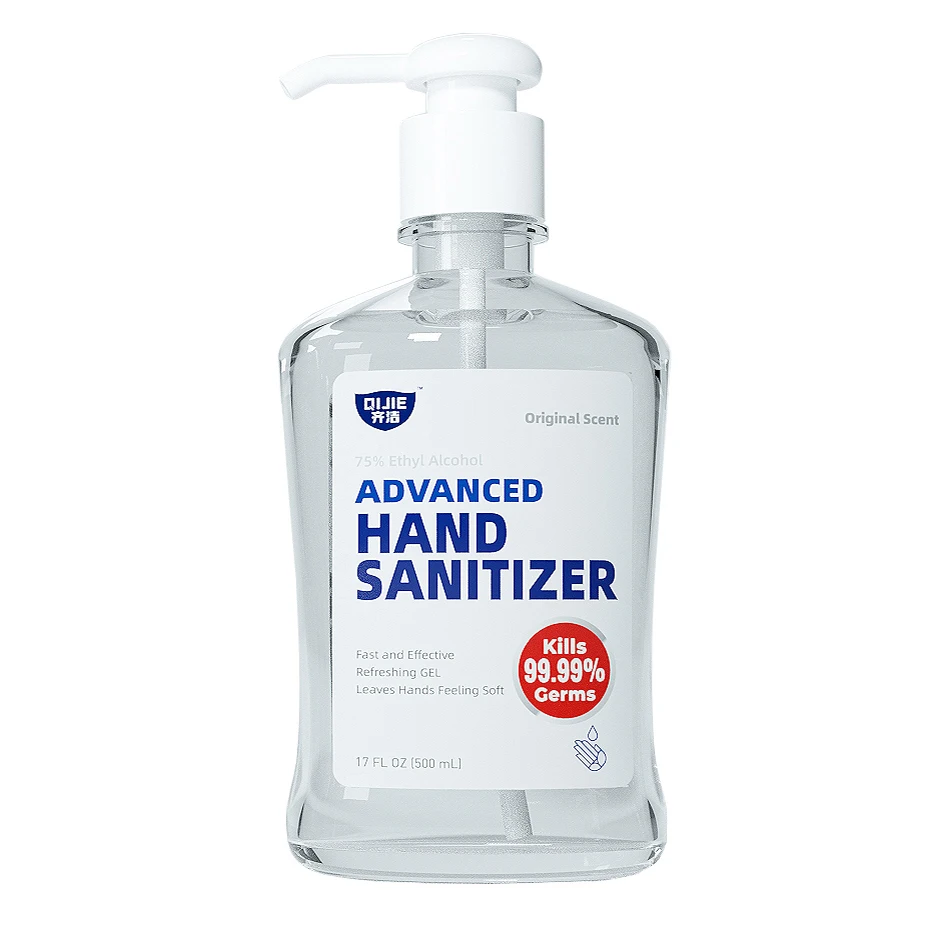75% Ethyl Alcohol Advanced Hand Sanitizer Instant GEL Portable 500 ml