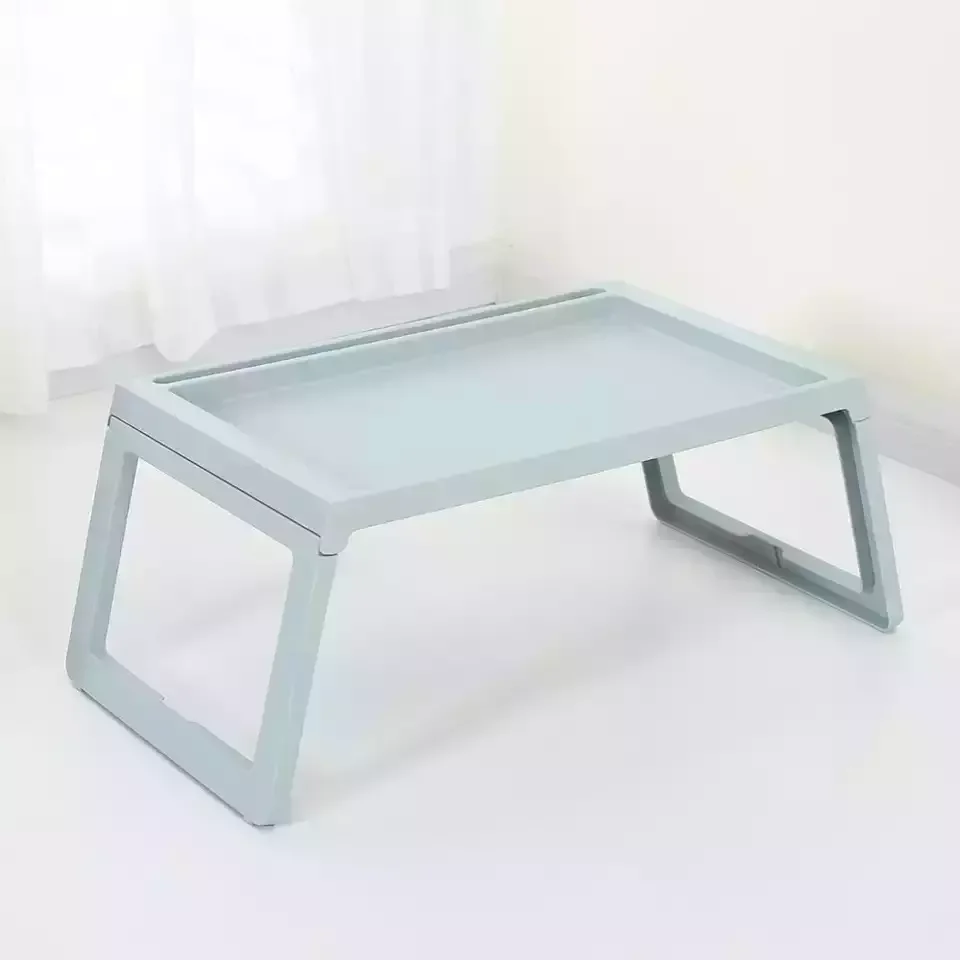 Wholesale Household Large Plastic Bed Tray with Folding Legs