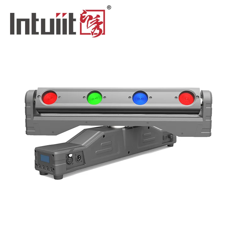 LED DMX 4 eyes Moving head stage Mini 4 x10W RGBW led bar wash disco club dj lighting light