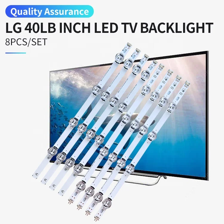 LED Back Light Strip TV Repair Parts for  40LB 4pairs/set 40'DRT4.0 REV0 7 A/B-Type SVL400 6V 2W 4LED LED TV Backlight Strip