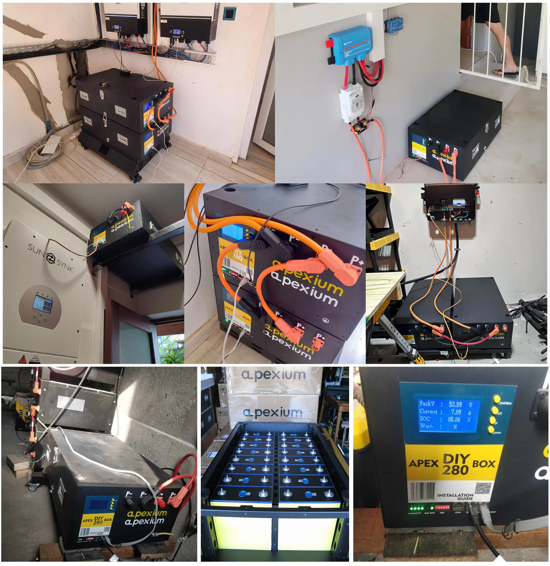 Eu Stock 16S 48V 280ah lifepo4 аккумуляторная батарея 51 2 v 280Ah 304Ah 314Ah Diy корпус батареи M8 литиевая пустая JK BMS коробка