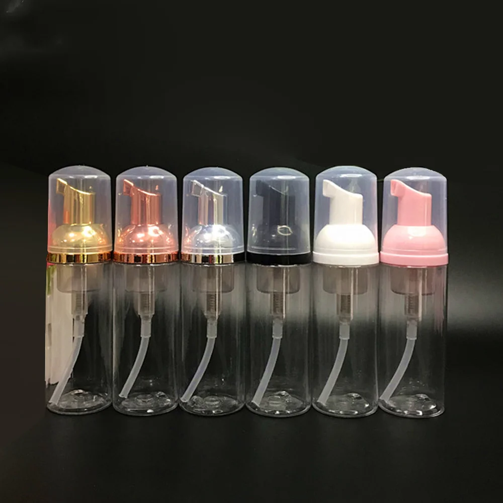 10oz Custom clean foaming dispenser facewash soap pump bottles white lid