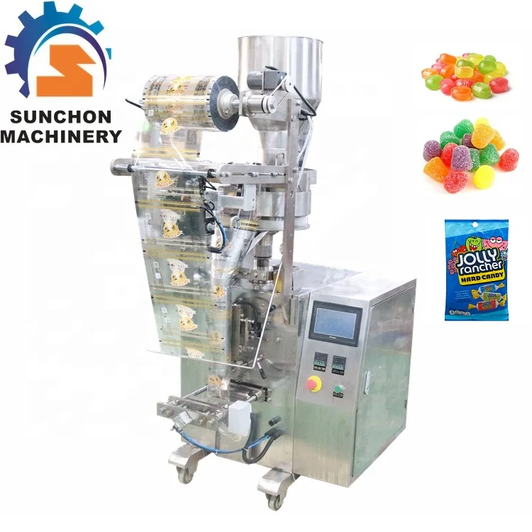 Automatic 200g Snack Food Candy/ Bonbon/ Sweet Small Sachet Pouch Packaging Machine